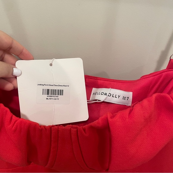 Hello Molly Looking for a Good Time Dress - Red - Picture 8 of 9